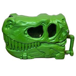 Green Dino Valley Response Team T-Rex Dinosaur Skull Carrying Storage Box Case